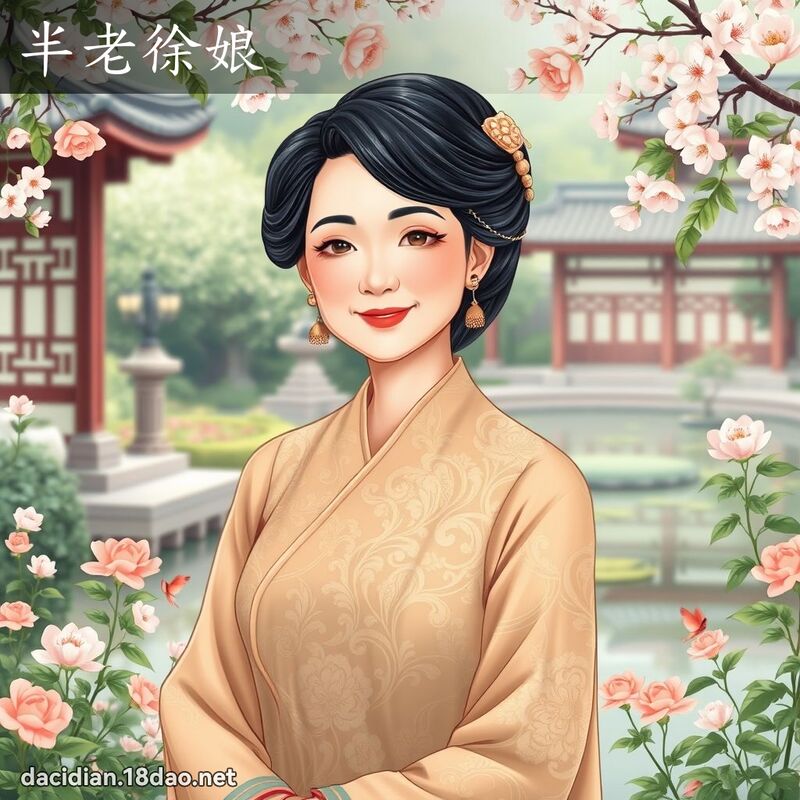 半老徐娘 - 國語大辭典配圖