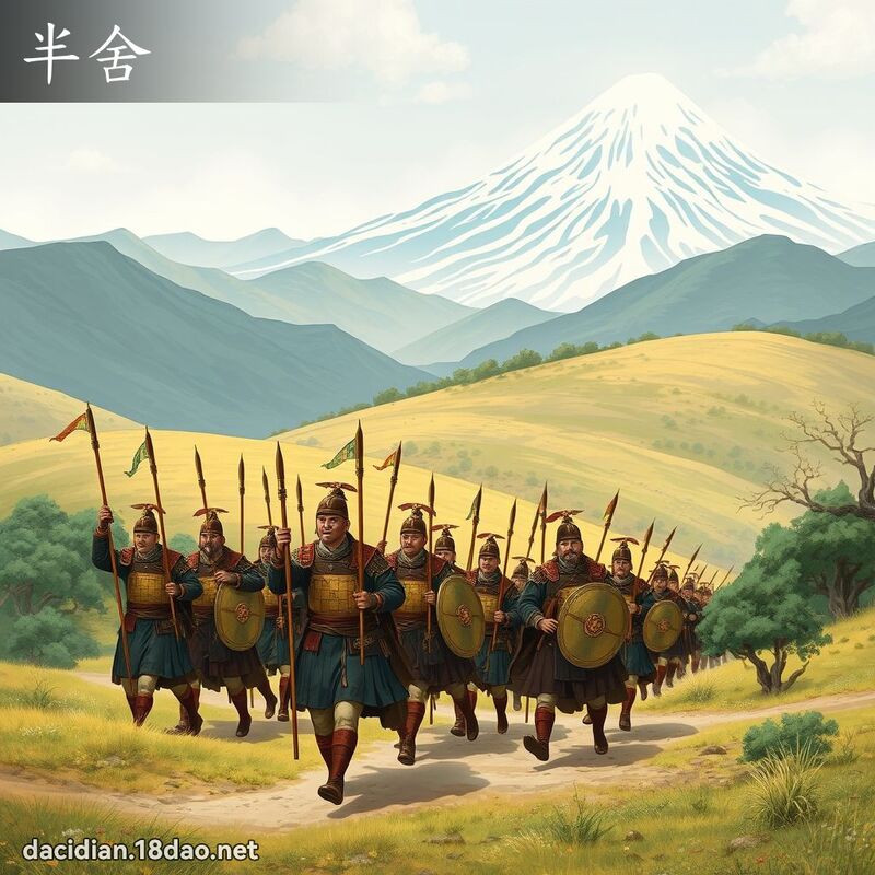 半舍 - 國語大辭典配圖