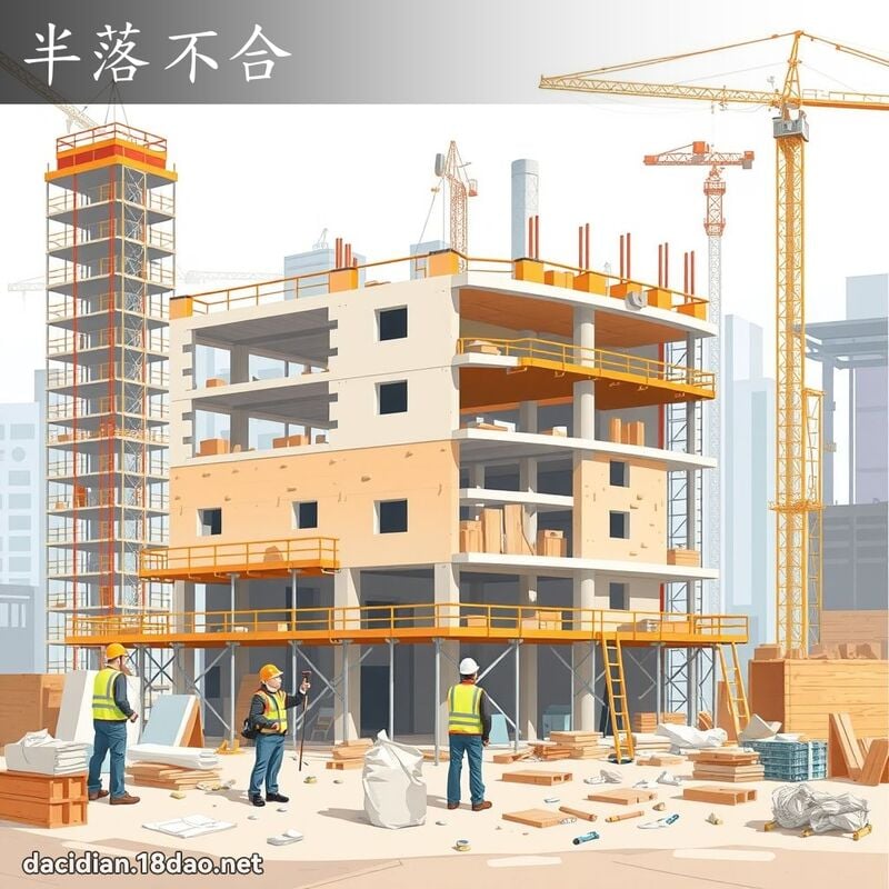 半落不合 - 國語大辭典配圖