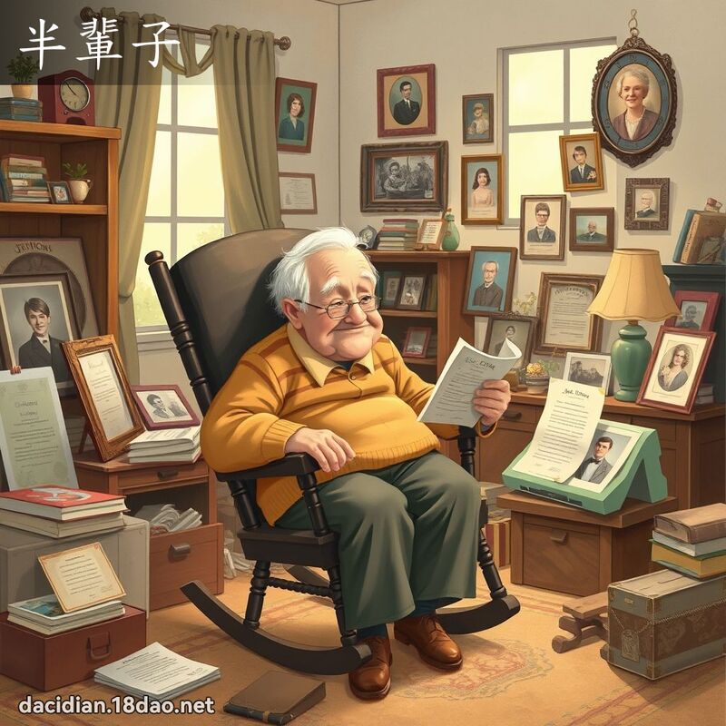 半辈子 - 国语大辞典配图