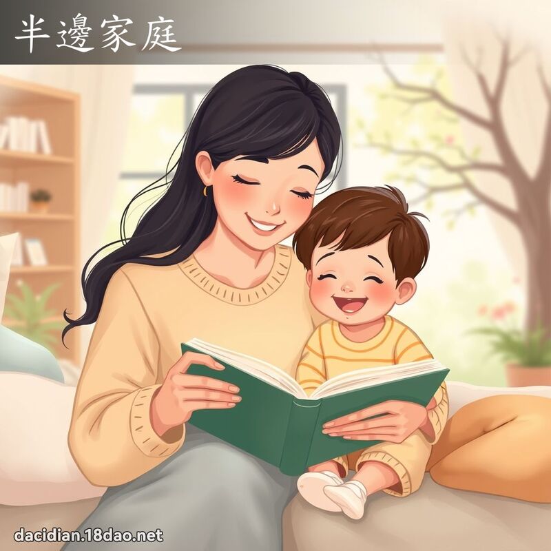 半邊家庭 - 國語大辭典配圖