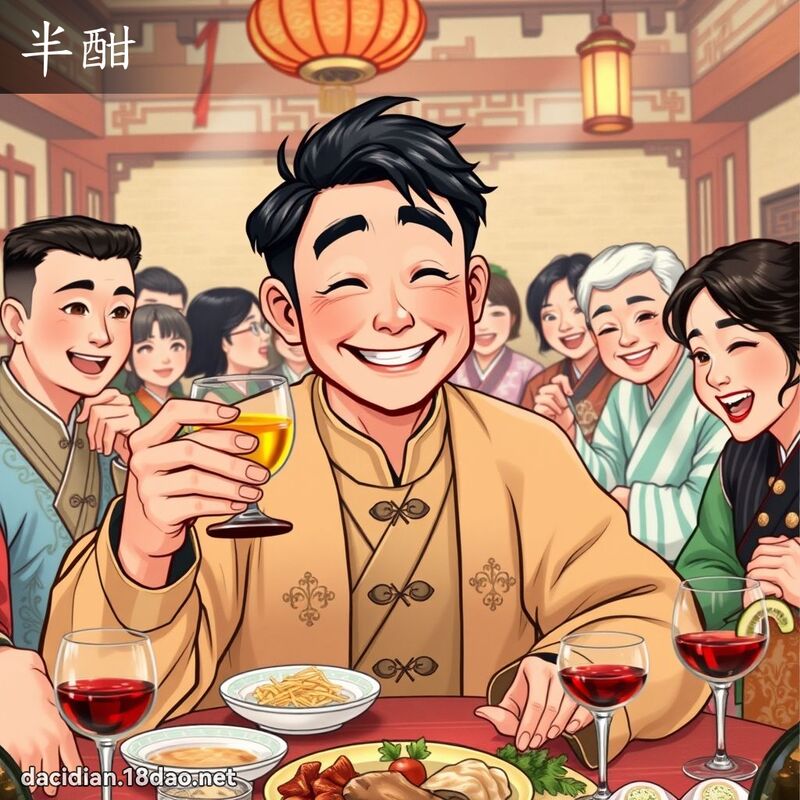 半酣 - 國語大辭典配圖