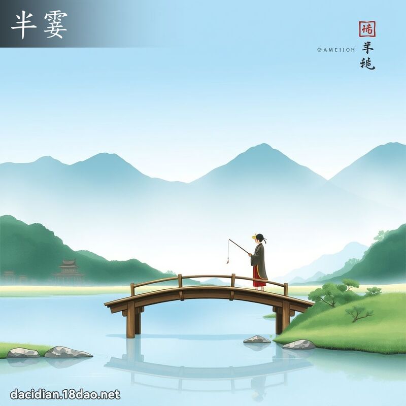 半霎 - 国语大辞典配图