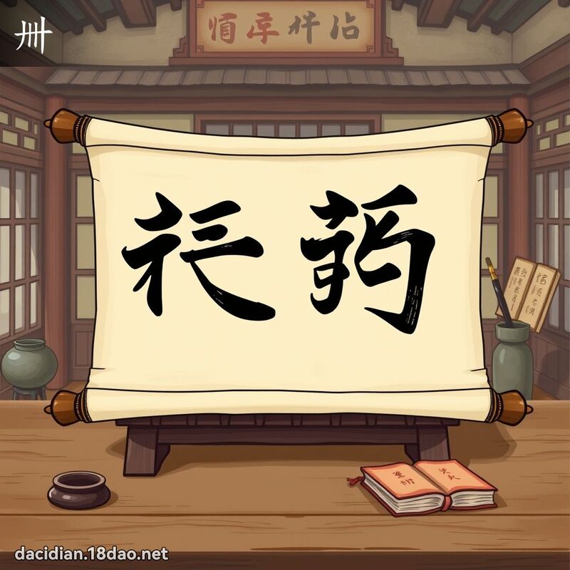 卌 - 國語大辭典配圖