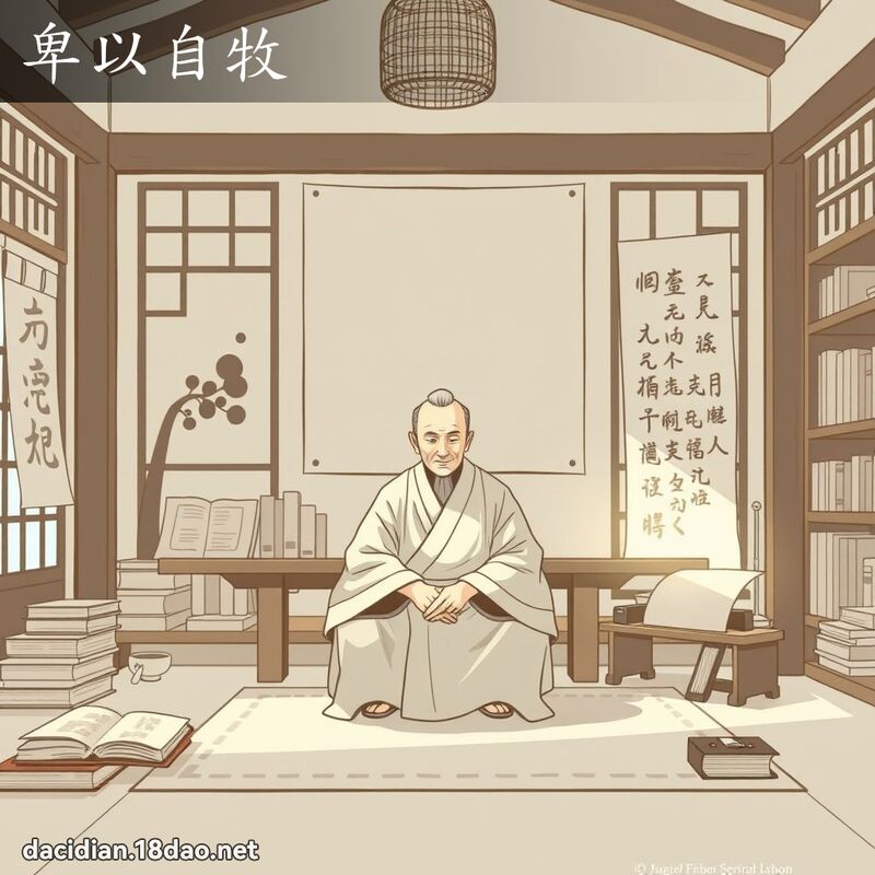 卑以自牧 - 國語大辭典配圖