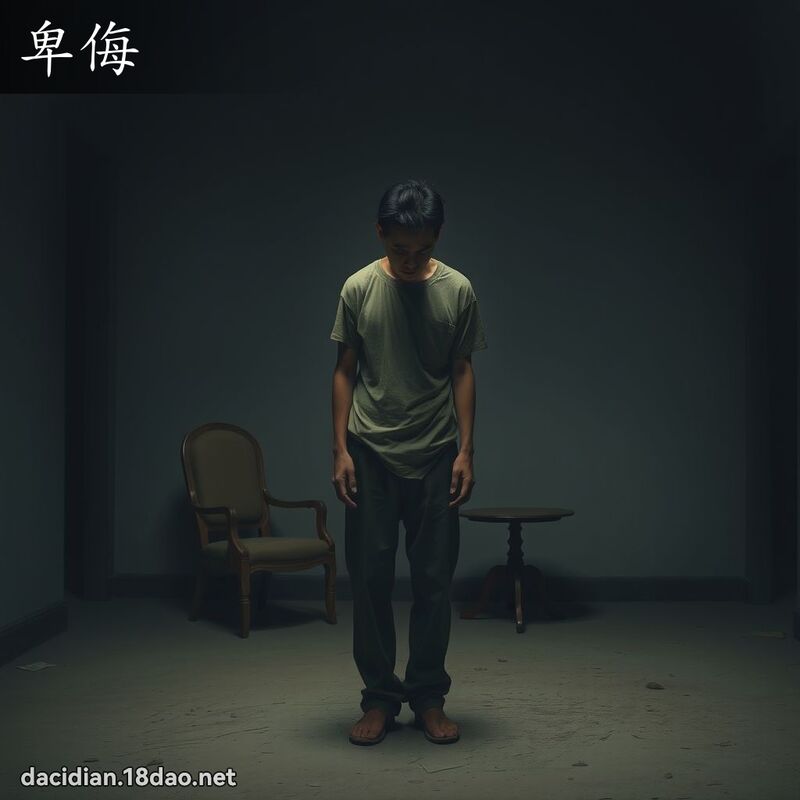 卑侮 - 国语大辞典配图
