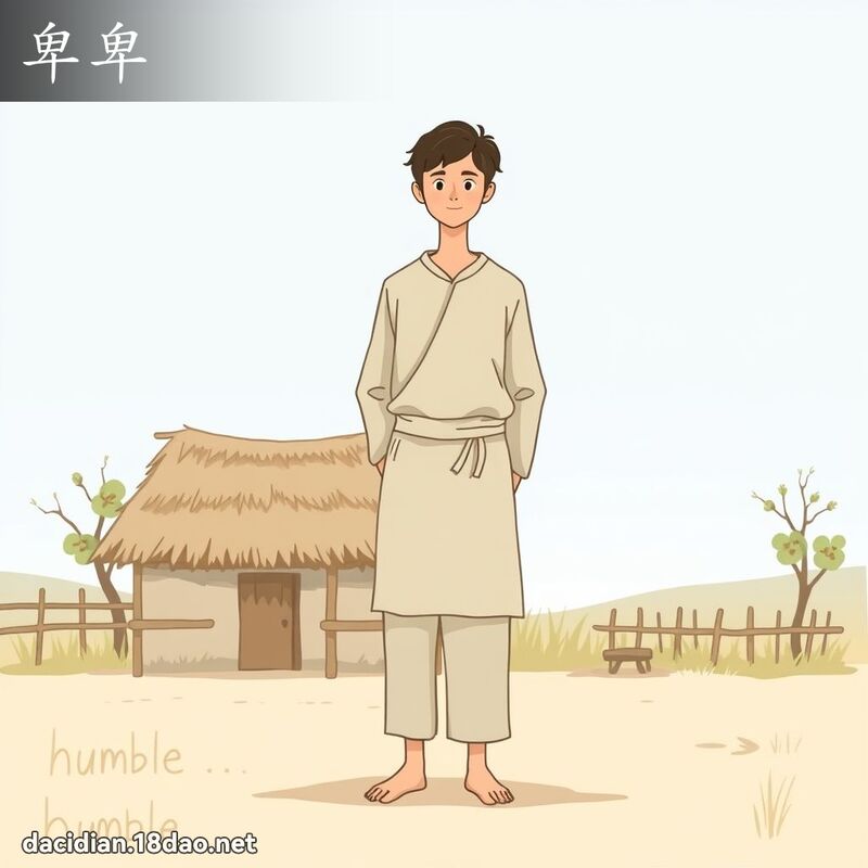 卑卑 - 国语大辞典配图