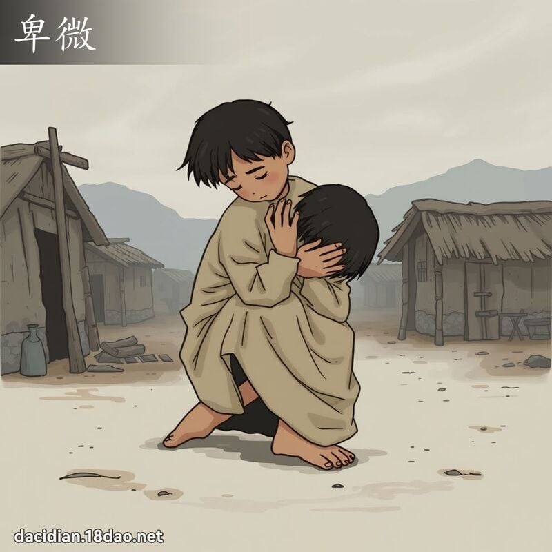 卑微 - 国语大辞典配图
