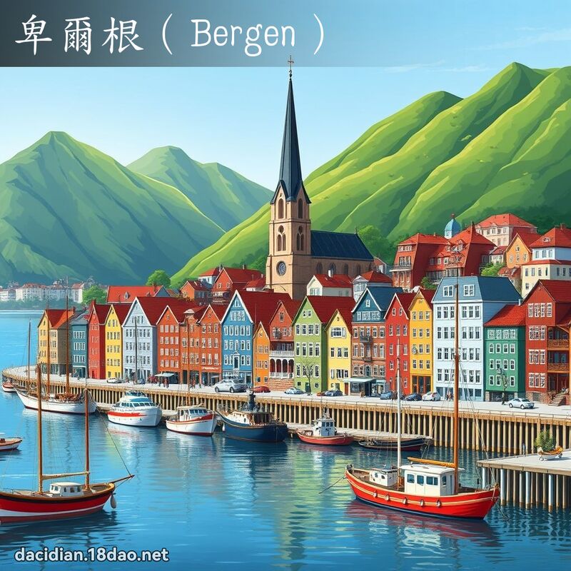 卑尔根（Bergen） - 国语大辞典配图