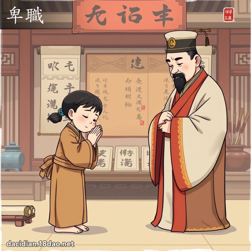 卑职 - 国语大辞典配图