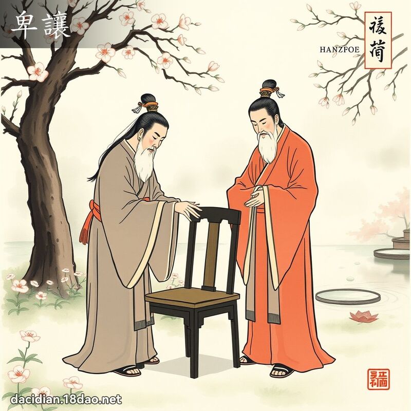 卑讓 - 國語大辭典配圖