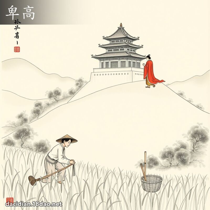 卑高 - 国语大辞典配图