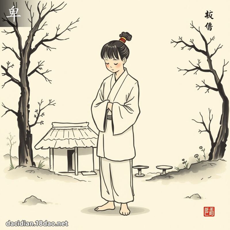 卑 - 国语大辞典配图