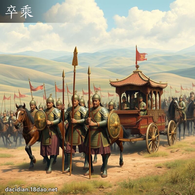 卒乘 - 國語大辭典配圖