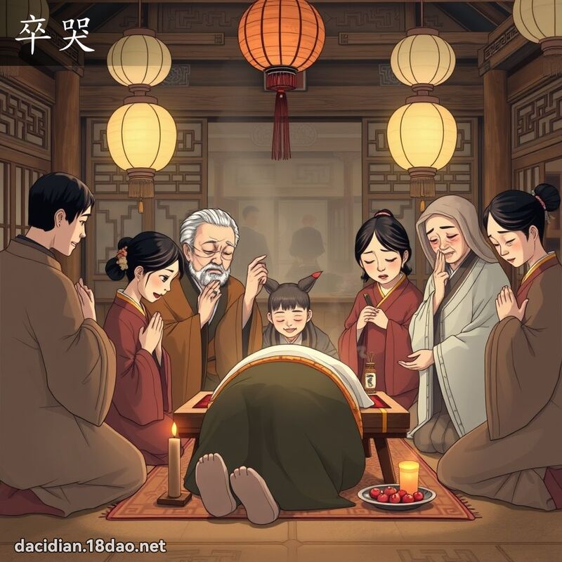 卒哭 - 国语大辞典配图