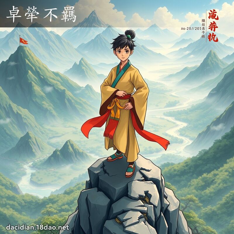 卓犖不羈 - 國語大辭典配圖