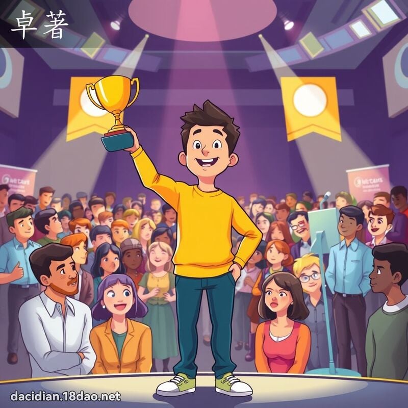 卓著 - 国语大辞典配图