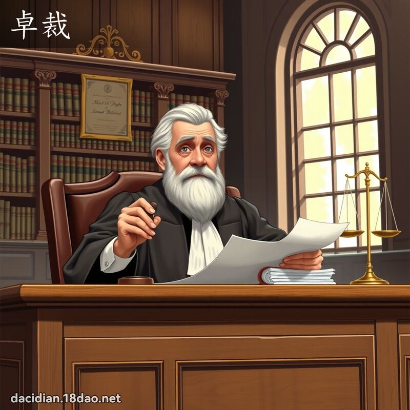 卓裁 - 国语大辞典配图