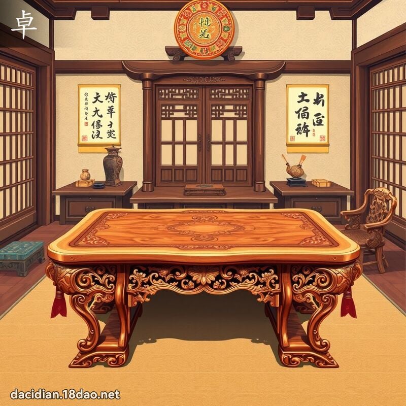 漢字: 卓 (多音字)