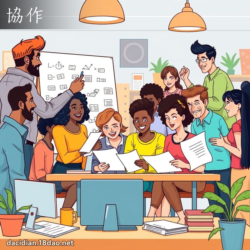 協作 - 國語大辭典配圖