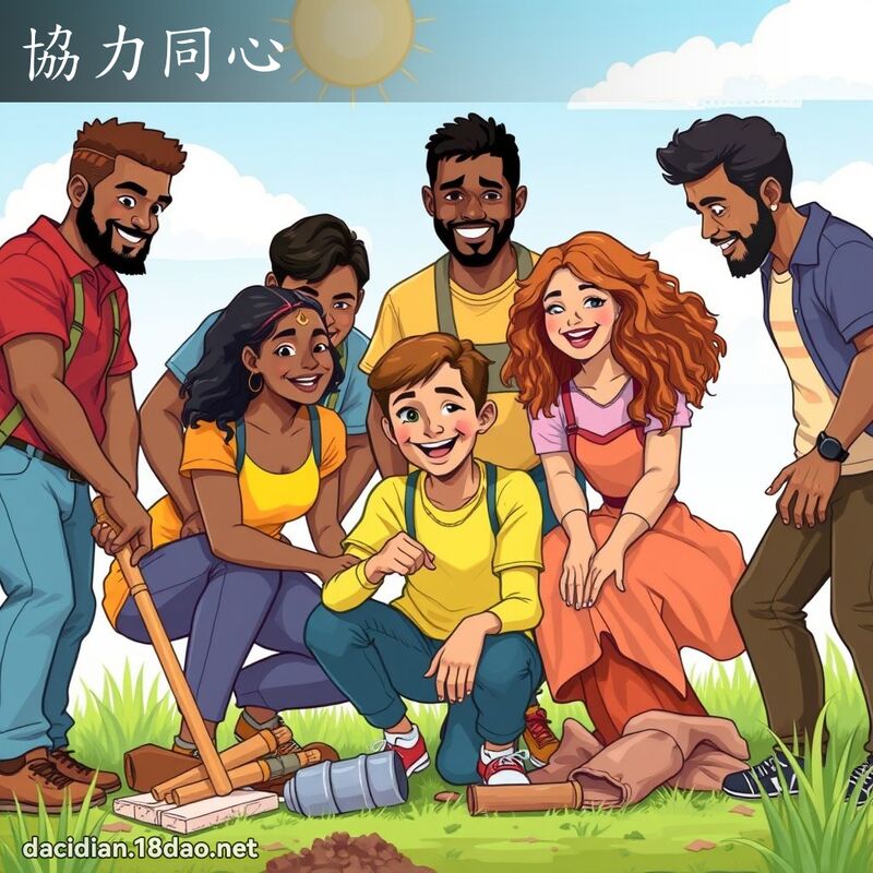 協力同心 - 國語大辭典配圖