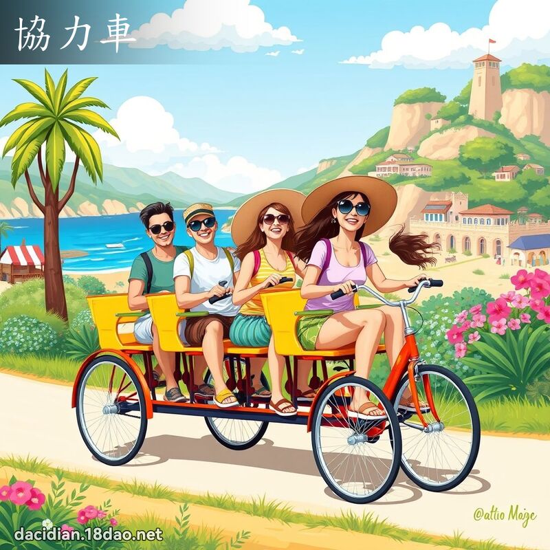 協力車 - 國語大辭典配圖