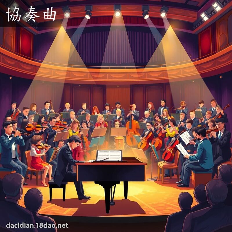 協奏曲 - 國語大辭典配圖