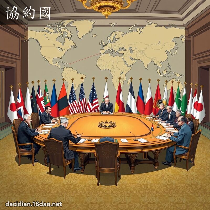 协约国 - 国语大辞典配图