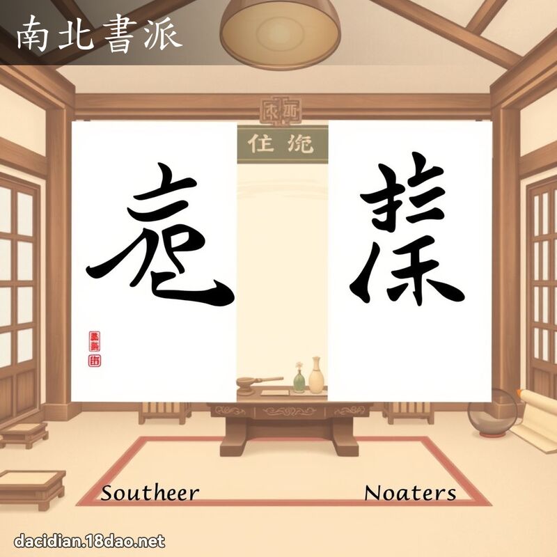南北书派 - 国语大辞典配图