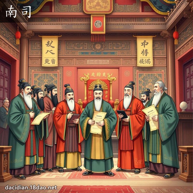 南司 - 国语大辞典配图