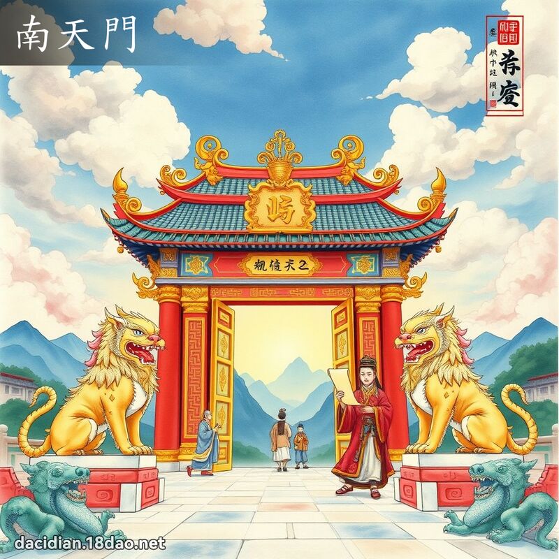 南天门 - 国语大辞典配图
