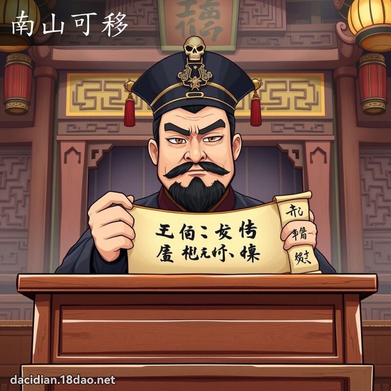 南山可移 - 国语大辞典配图