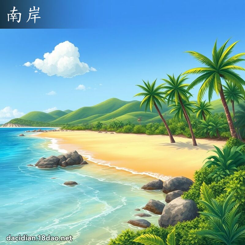 南岸 - 国语大辞典配图