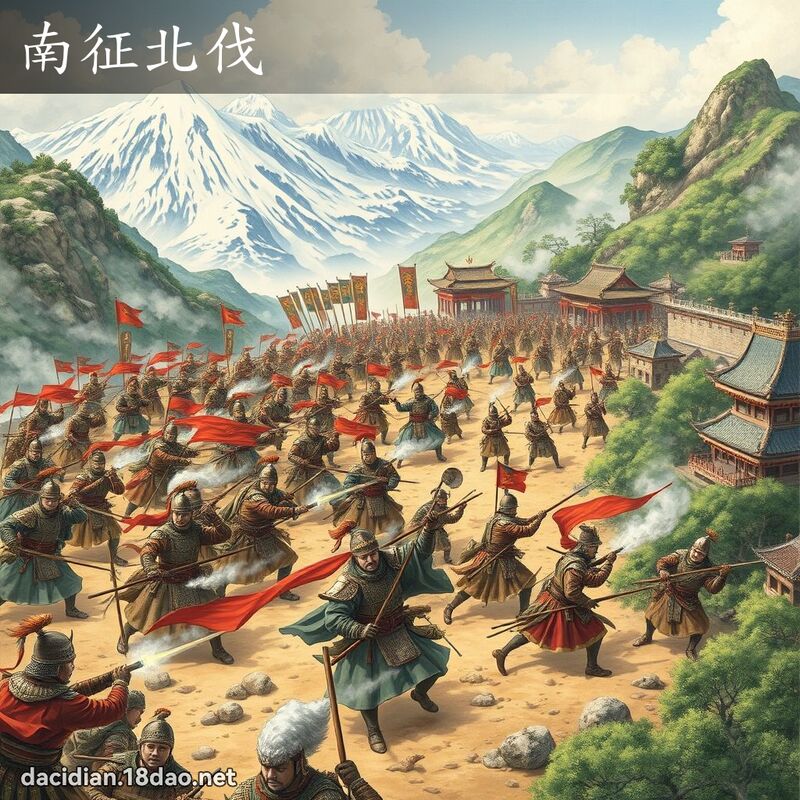 南征北伐 - 國語大辭典配圖