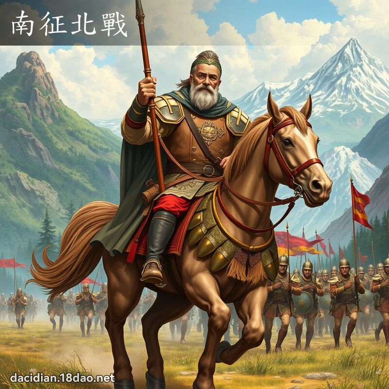 南征北战 - 国语大辞典配图