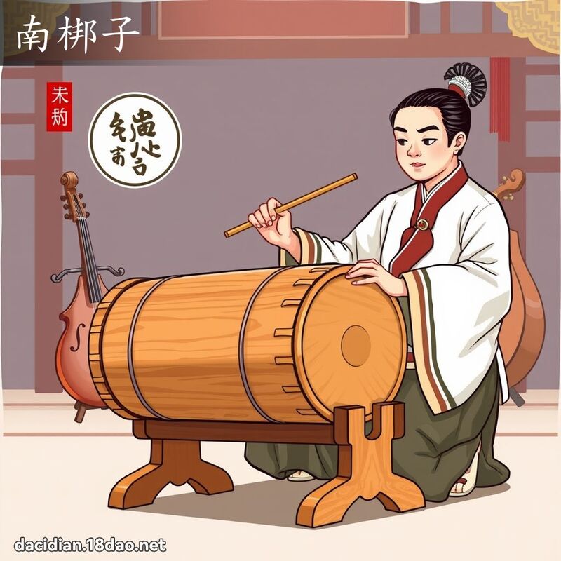 南梆子 - 國語大辭典配圖