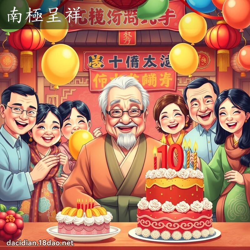 南極呈祥 - 國語大辭典配圖