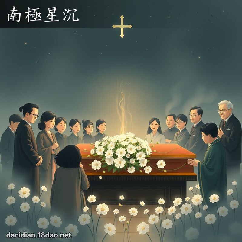 南極星沉 - 國語大辭典配圖