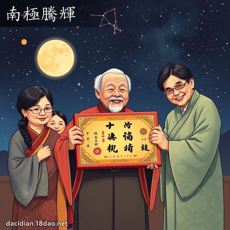 南极腾辉 - 国语大辞典配图