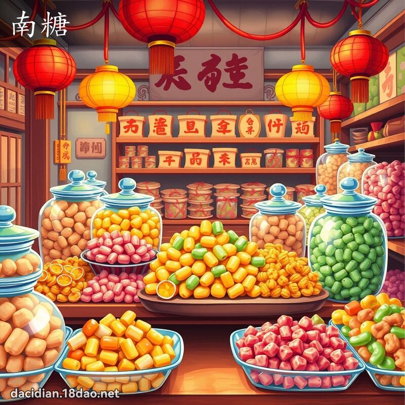 南糖 - 国语大辞典配图