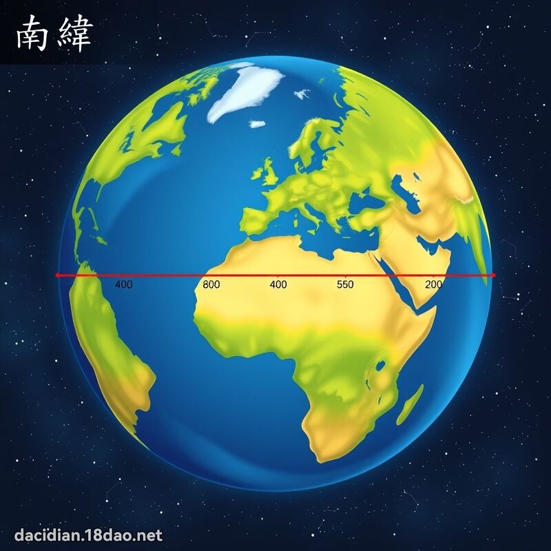 南纬 - 国语大辞典配图