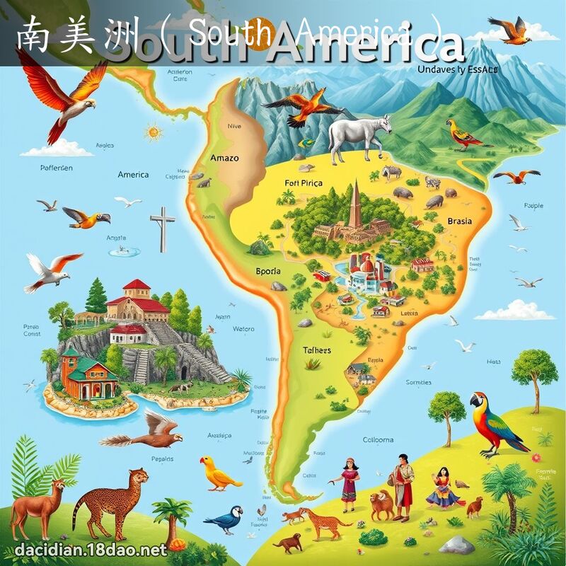 南美洲（South America） - 國語大辭典配圖