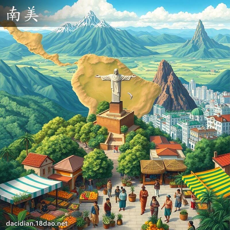 南美 - 國語大辭典配圖
