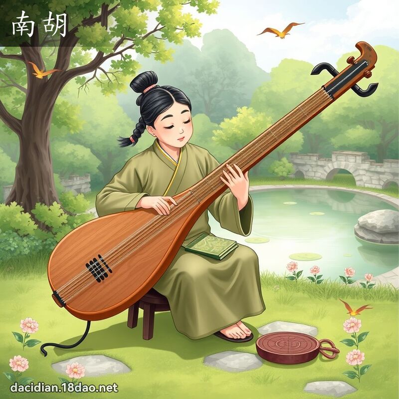 南胡 - 國語大辭典配圖