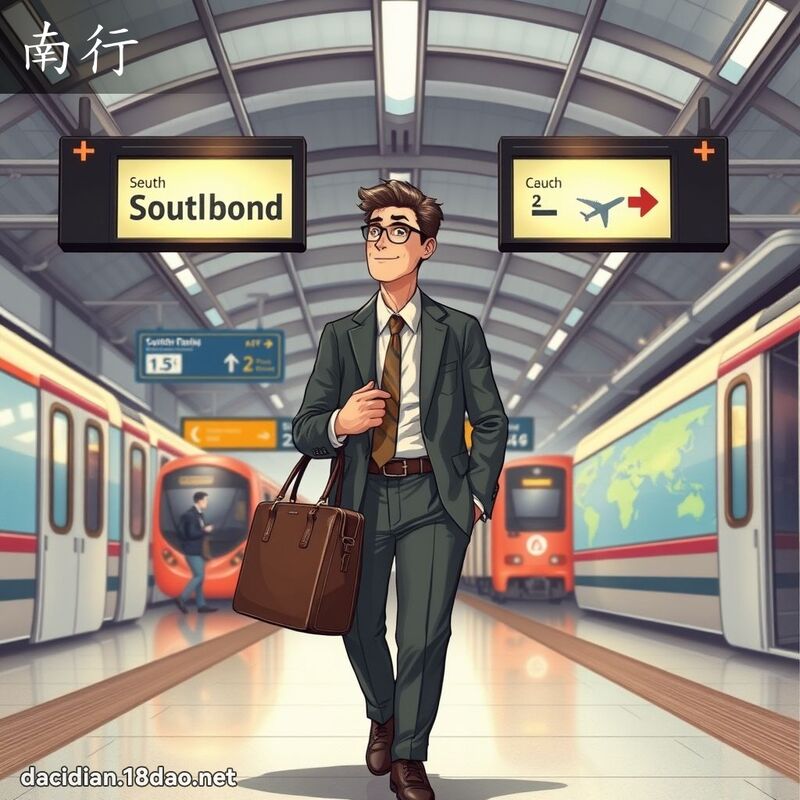 南行 - 國語大辭典配圖