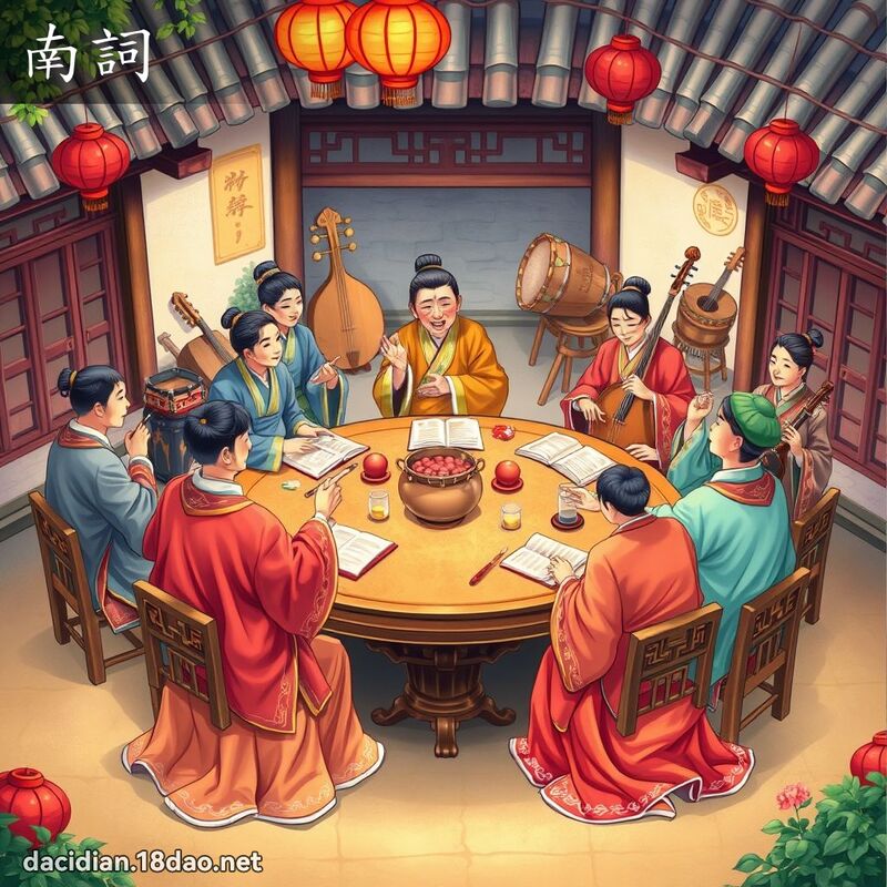 南詞 - 國語大辭典配圖