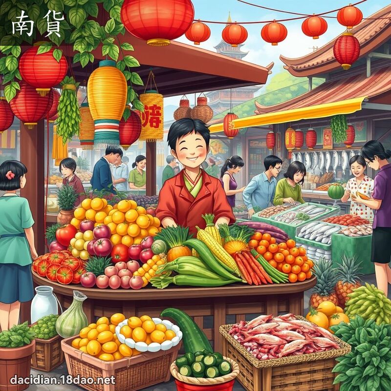 南貨 - 國語大辭典配圖