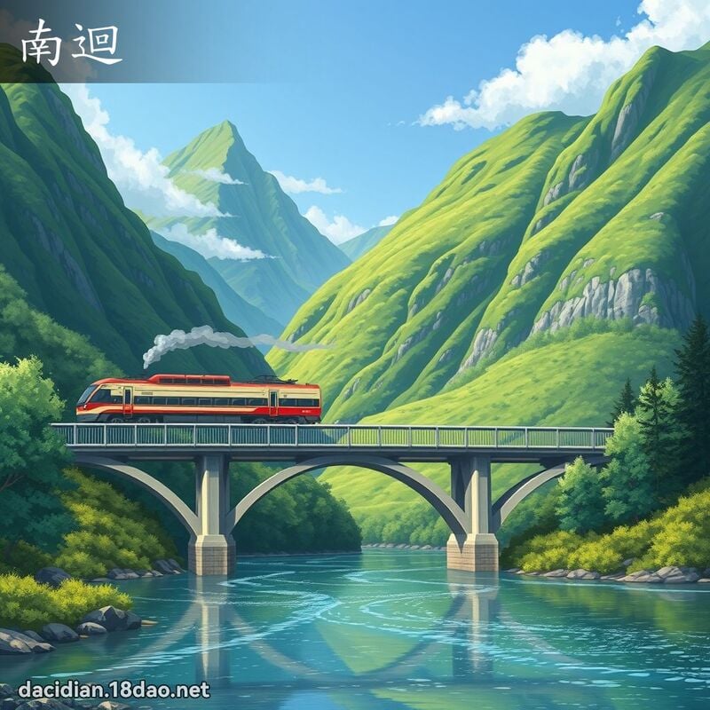 南回 - 国语大辞典配图