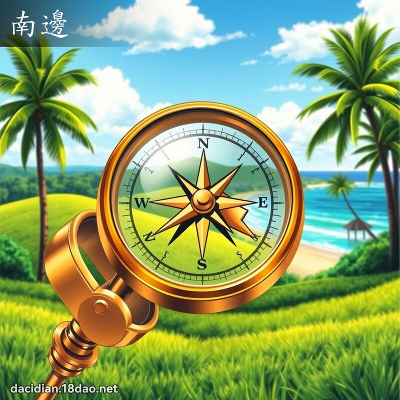南邊 - 國語大辭典配圖