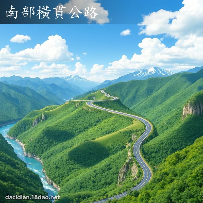 南部橫貫公路 - 國語大辭典配圖